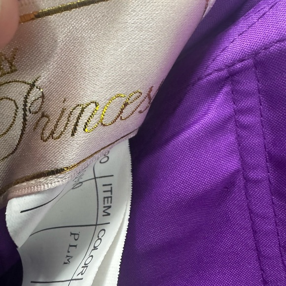 Princess by Mary’s Purple & Gold Ball Gown – Size 6 – New With Tags - Picture 5 of 11